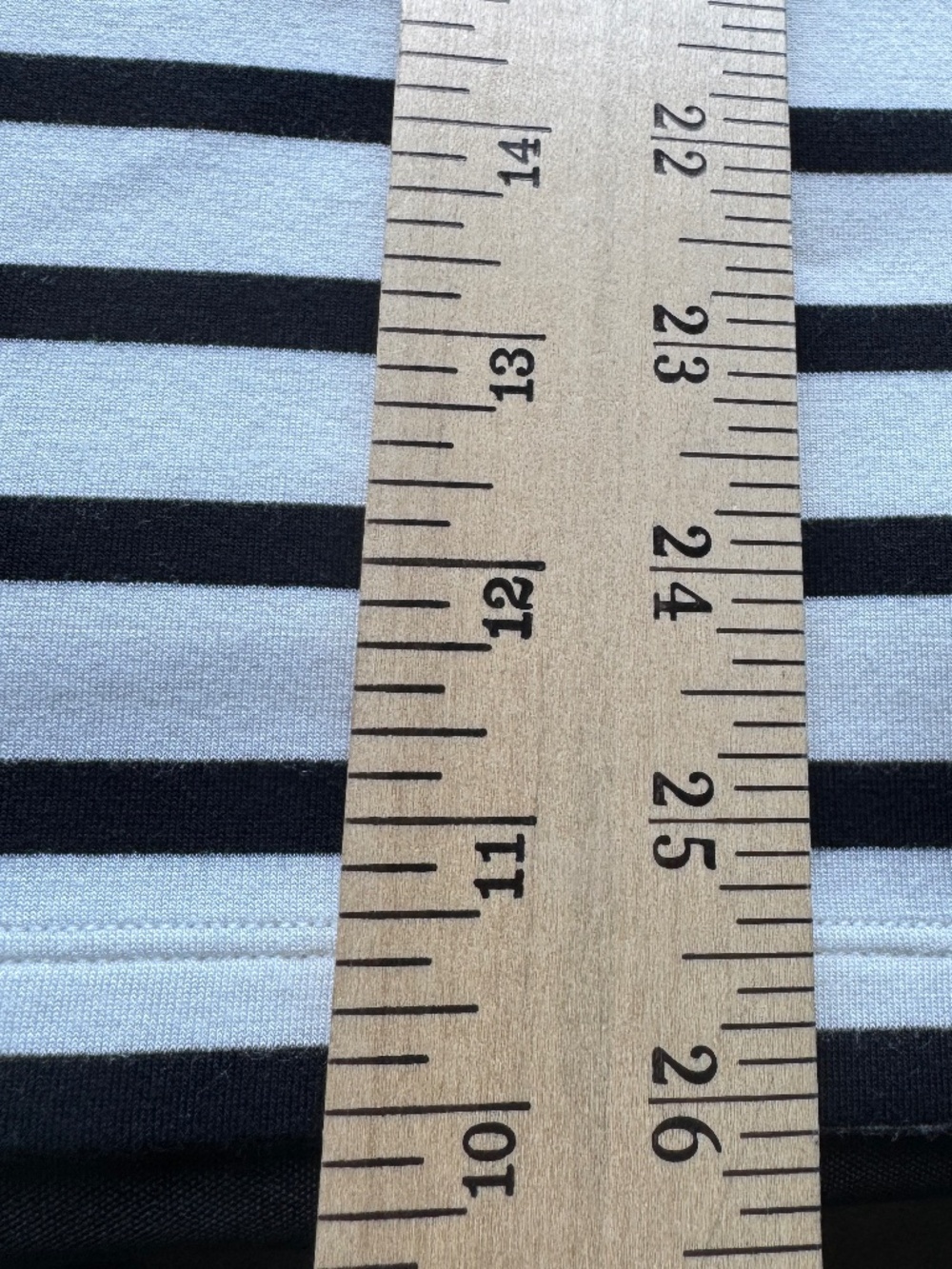 SPANX AIR ESSENTIALS BLACK STRIPED BOATNECK TOP SIZE 2X - Picture 6 of 6